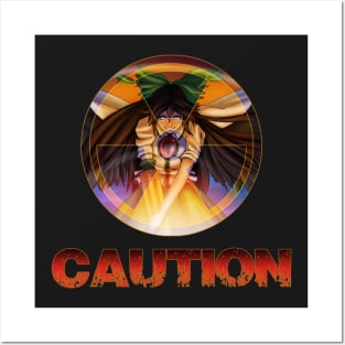 Utsuho Caution Posters and Art